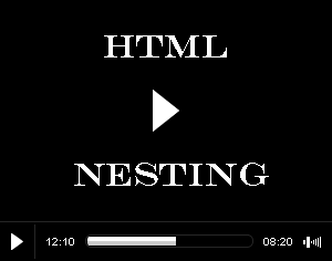 HTML Nesting