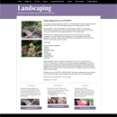 Landscaping site landing page
