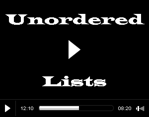 Unordered lists